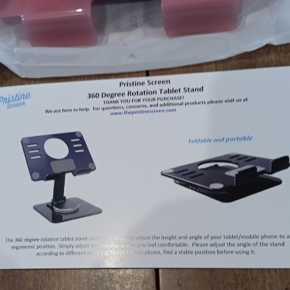 Pink Tablet Stand - Picture 3 of 4